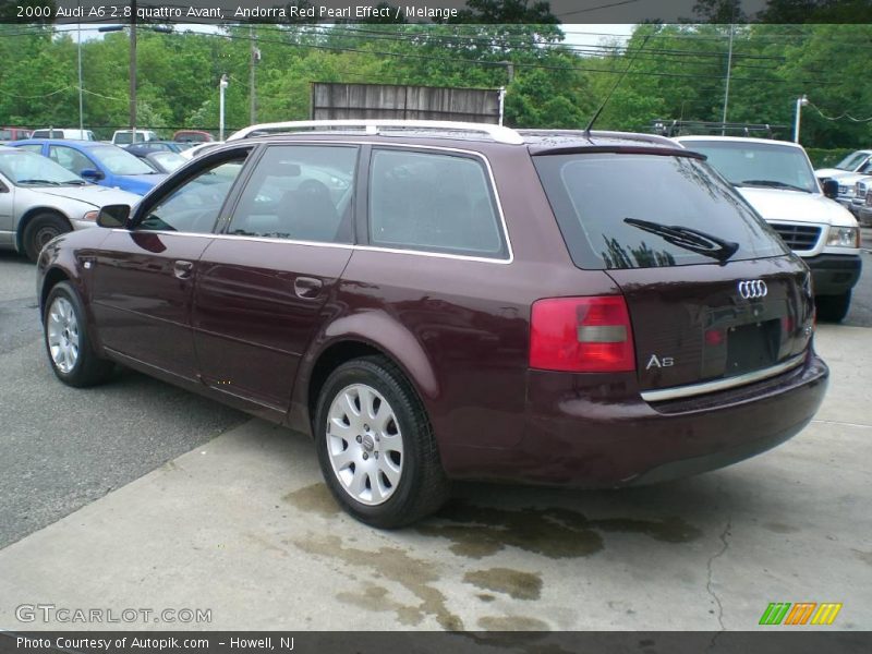 Andorra Red Pearl Effect / Melange 2000 Audi A6 2.8 quattro Avant