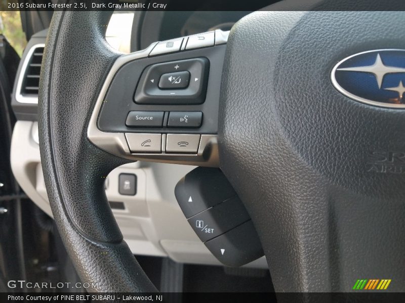 Dark Gray Metallic / Gray 2016 Subaru Forester 2.5i
