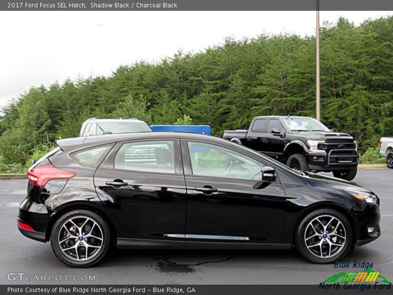 Shadow Black / Charcoal Black 2017 Ford Focus SEL Hatch