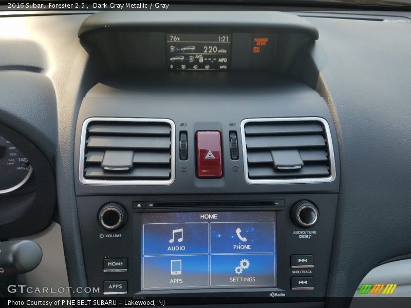 Dark Gray Metallic / Gray 2016 Subaru Forester 2.5i