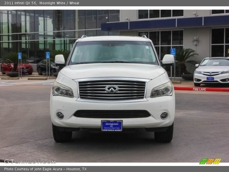 Moonlight White / Wheat 2011 Infiniti QX 56