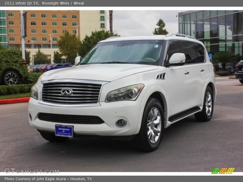 Moonlight White / Wheat 2011 Infiniti QX 56