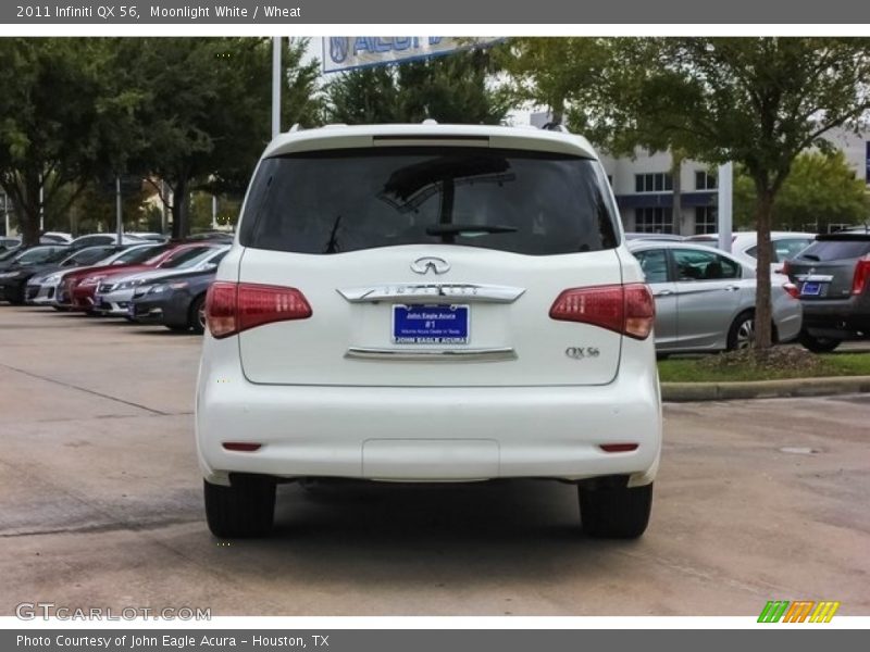 Moonlight White / Wheat 2011 Infiniti QX 56
