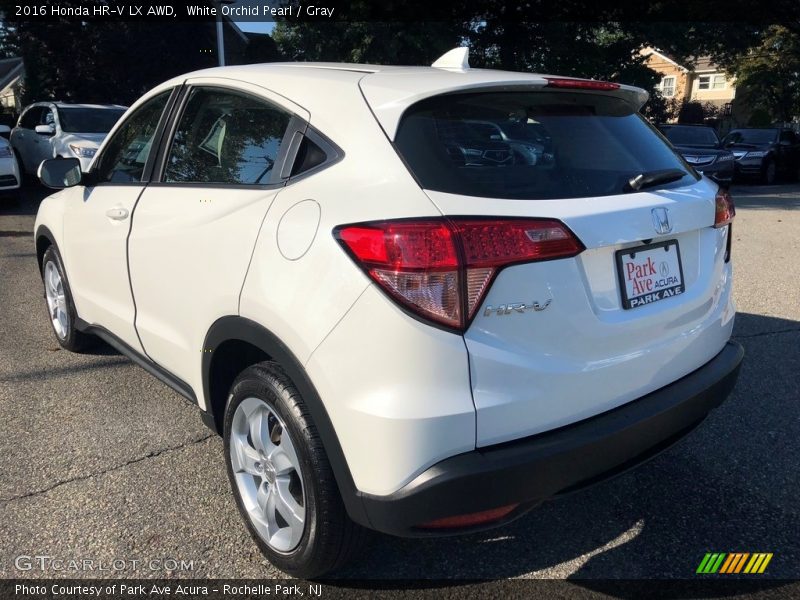 White Orchid Pearl / Gray 2016 Honda HR-V LX AWD
