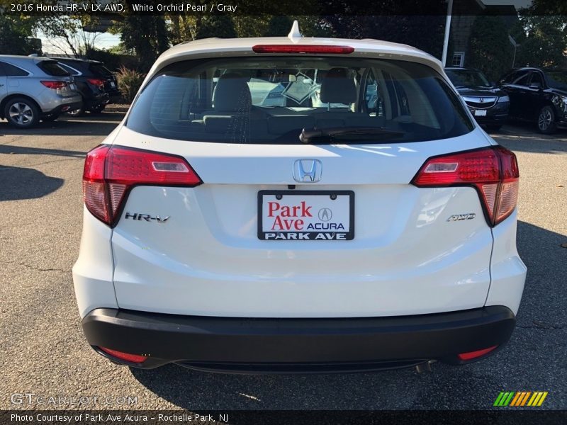 White Orchid Pearl / Gray 2016 Honda HR-V LX AWD
