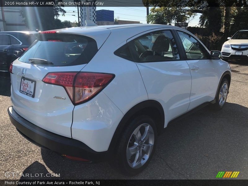 White Orchid Pearl / Gray 2016 Honda HR-V LX AWD