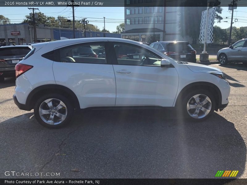 White Orchid Pearl / Gray 2016 Honda HR-V LX AWD