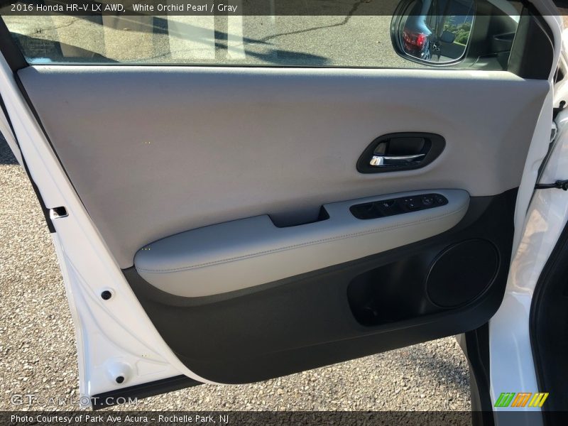 White Orchid Pearl / Gray 2016 Honda HR-V LX AWD