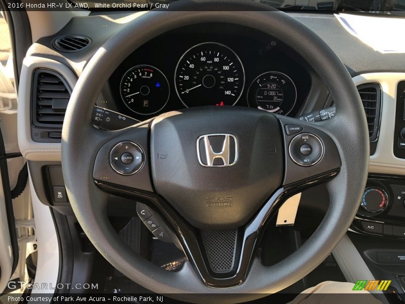 White Orchid Pearl / Gray 2016 Honda HR-V LX AWD