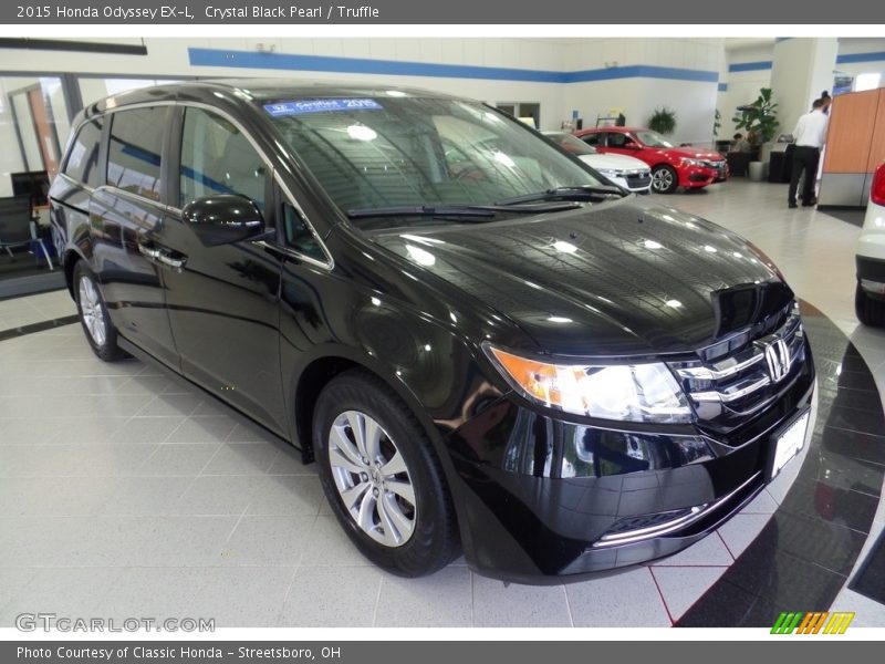 Crystal Black Pearl / Truffle 2015 Honda Odyssey EX-L