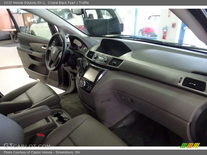 Crystal Black Pearl / Truffle 2015 Honda Odyssey EX-L