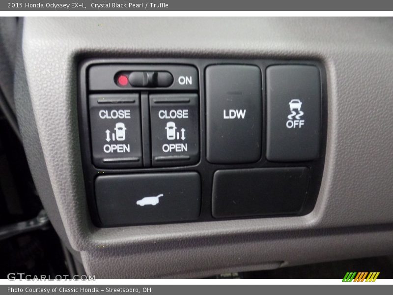 Crystal Black Pearl / Truffle 2015 Honda Odyssey EX-L