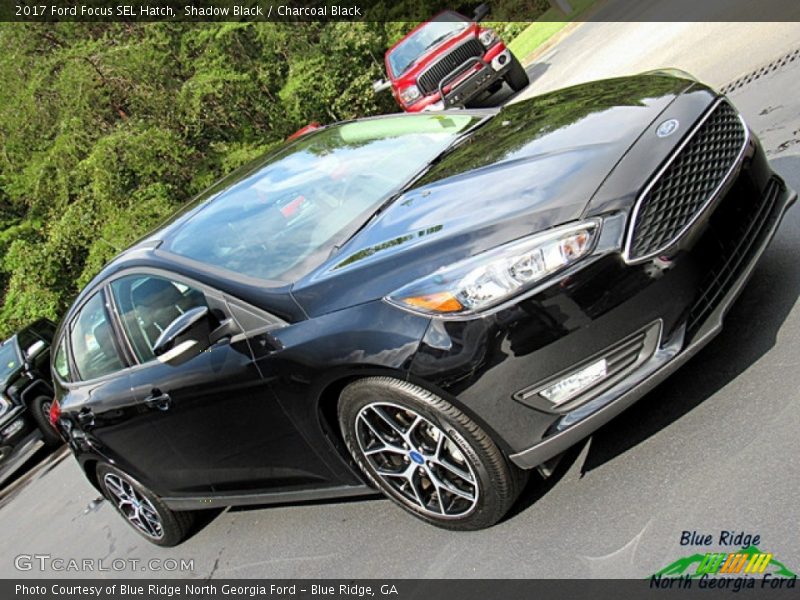 Shadow Black / Charcoal Black 2017 Ford Focus SEL Hatch