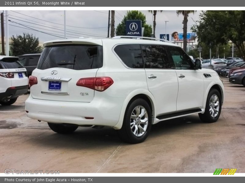 Moonlight White / Wheat 2011 Infiniti QX 56
