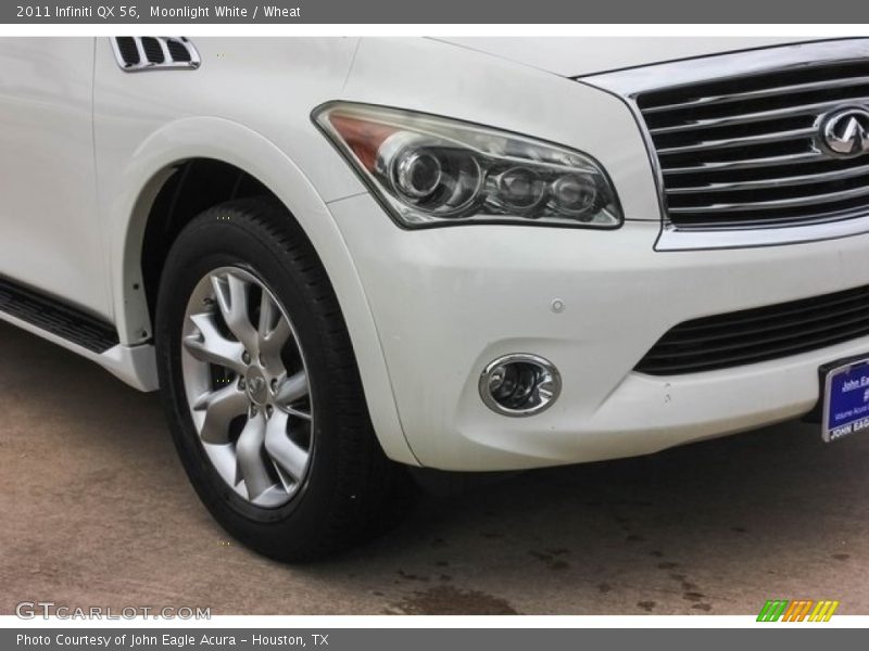 Moonlight White / Wheat 2011 Infiniti QX 56