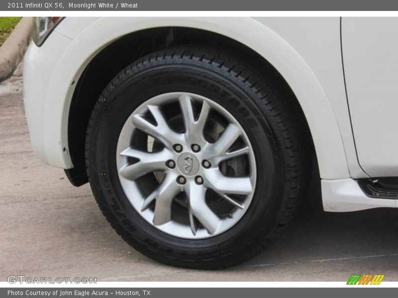 Moonlight White / Wheat 2011 Infiniti QX 56