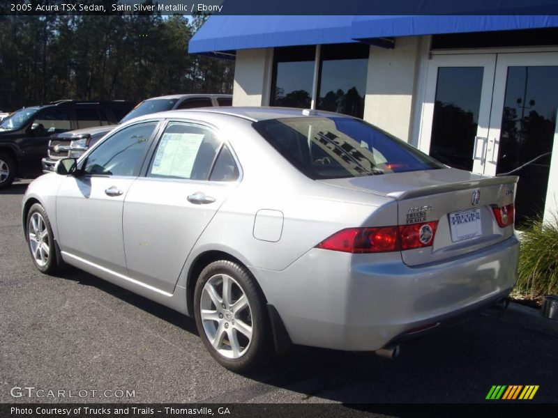 Satin Silver Metallic / Ebony 2005 Acura TSX Sedan
