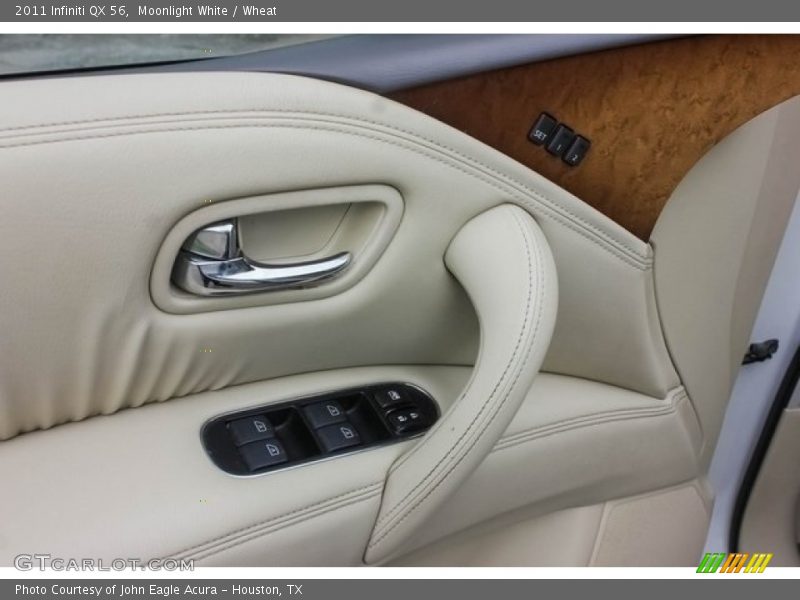 Moonlight White / Wheat 2011 Infiniti QX 56