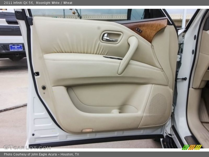 Moonlight White / Wheat 2011 Infiniti QX 56