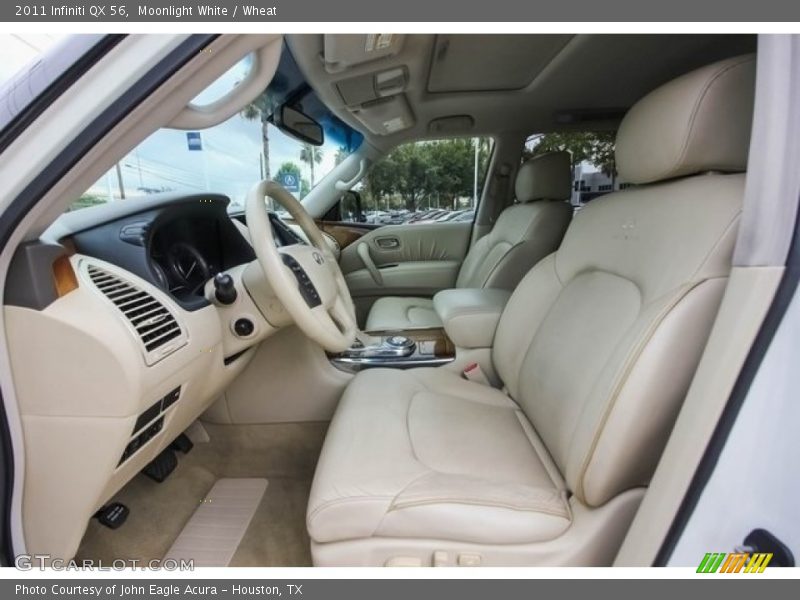 Moonlight White / Wheat 2011 Infiniti QX 56