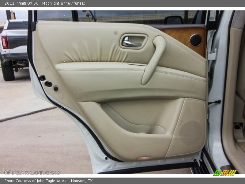 Moonlight White / Wheat 2011 Infiniti QX 56
