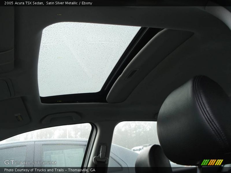 Satin Silver Metallic / Ebony 2005 Acura TSX Sedan