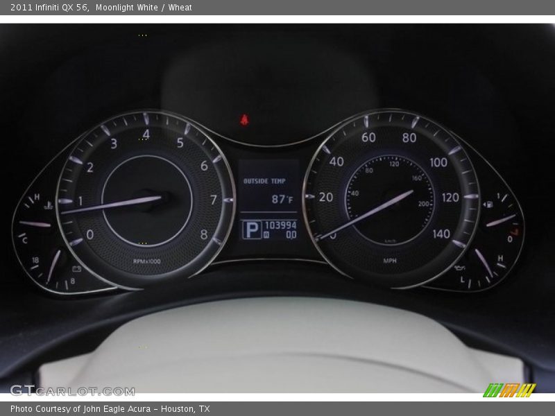 Moonlight White / Wheat 2011 Infiniti QX 56
