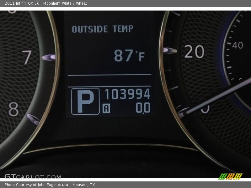 Moonlight White / Wheat 2011 Infiniti QX 56
