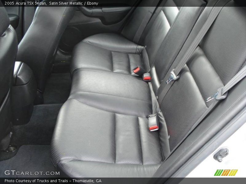 Satin Silver Metallic / Ebony 2005 Acura TSX Sedan
