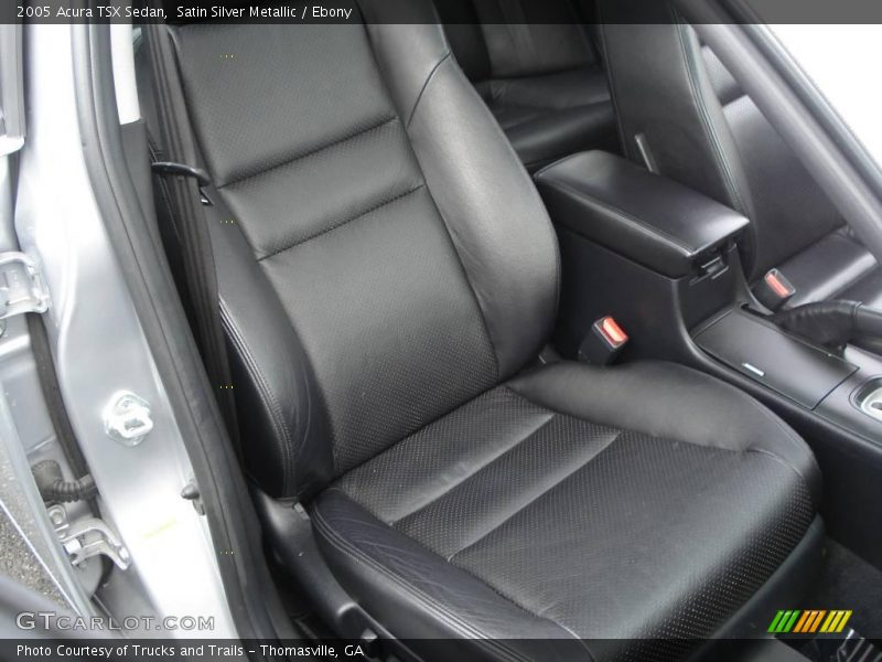 Satin Silver Metallic / Ebony 2005 Acura TSX Sedan