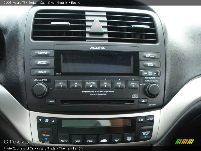 Satin Silver Metallic / Ebony 2005 Acura TSX Sedan