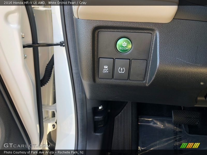 White Orchid Pearl / Gray 2016 Honda HR-V LX AWD