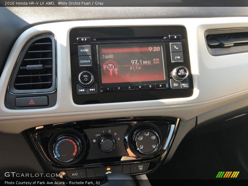 White Orchid Pearl / Gray 2016 Honda HR-V LX AWD