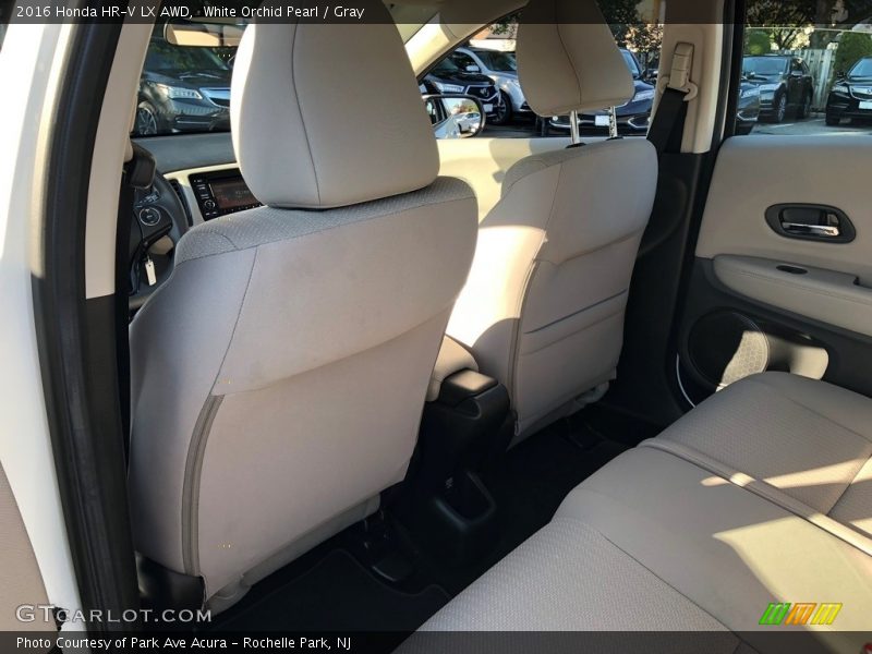 White Orchid Pearl / Gray 2016 Honda HR-V LX AWD