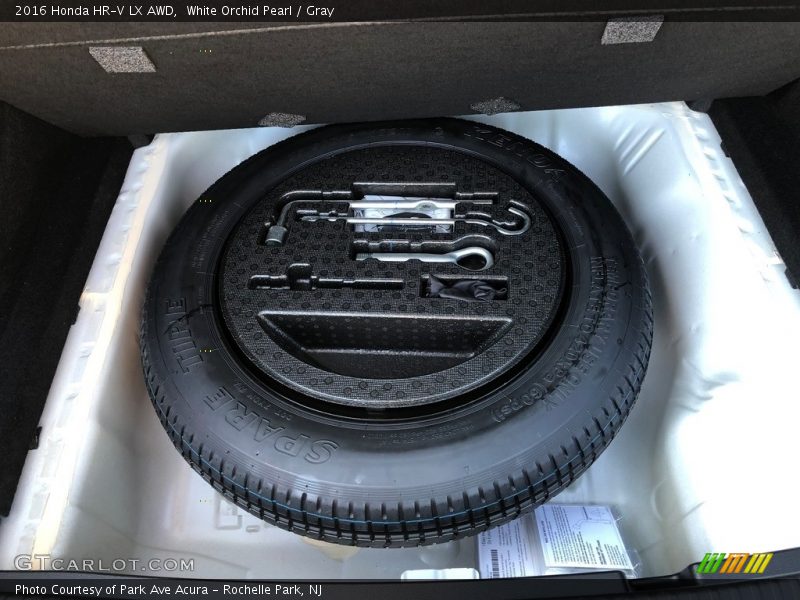 White Orchid Pearl / Gray 2016 Honda HR-V LX AWD