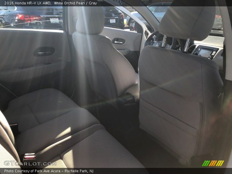 White Orchid Pearl / Gray 2016 Honda HR-V LX AWD