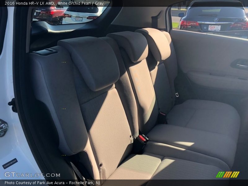 White Orchid Pearl / Gray 2016 Honda HR-V LX AWD