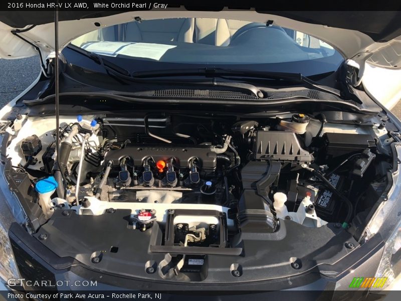 White Orchid Pearl / Gray 2016 Honda HR-V LX AWD
