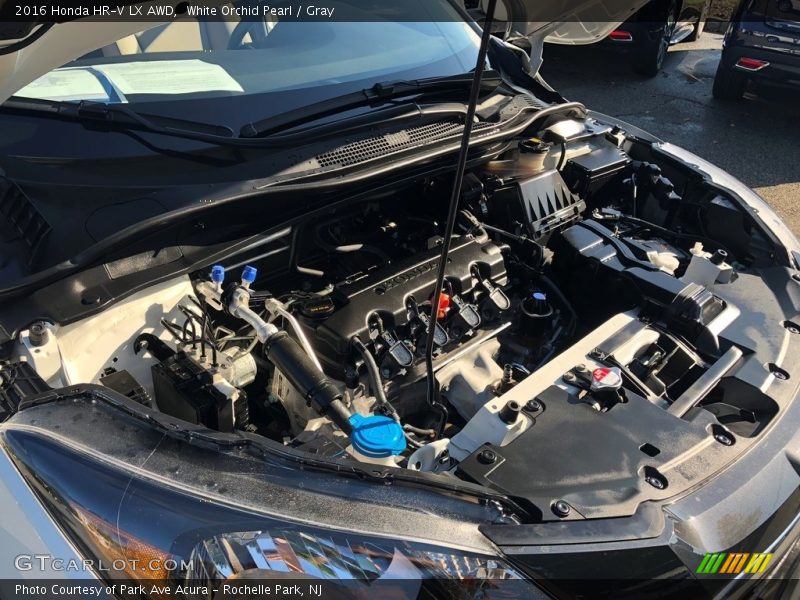 White Orchid Pearl / Gray 2016 Honda HR-V LX AWD