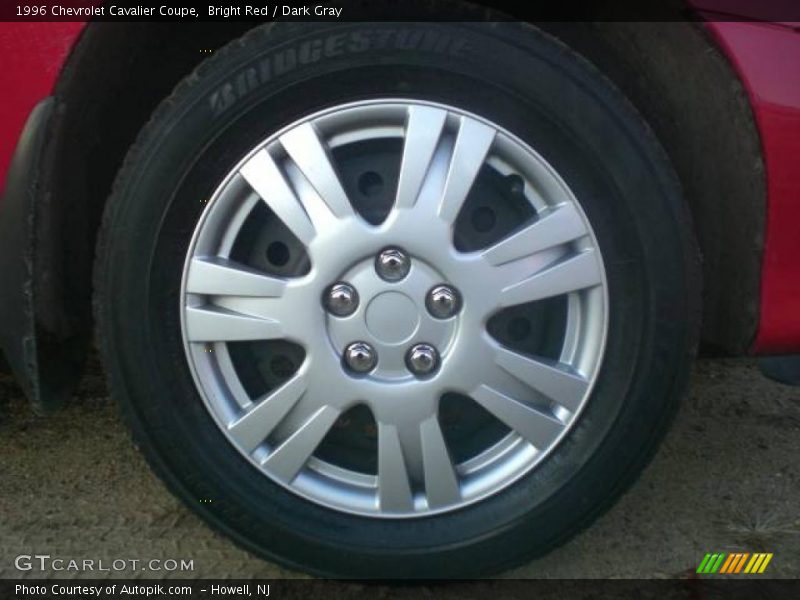 Bright Red / Dark Gray 1996 Chevrolet Cavalier Coupe
