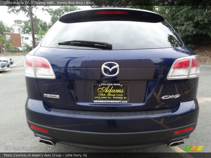 Stormy Blue Mica / Black 2009 Mazda CX-9 Touring AWD