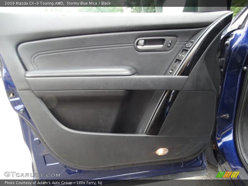 Stormy Blue Mica / Black 2009 Mazda CX-9 Touring AWD