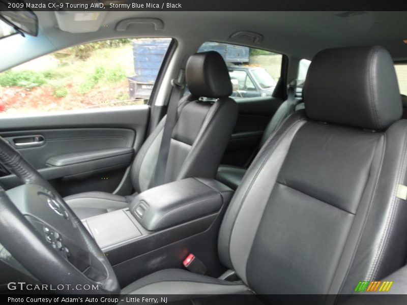 Stormy Blue Mica / Black 2009 Mazda CX-9 Touring AWD