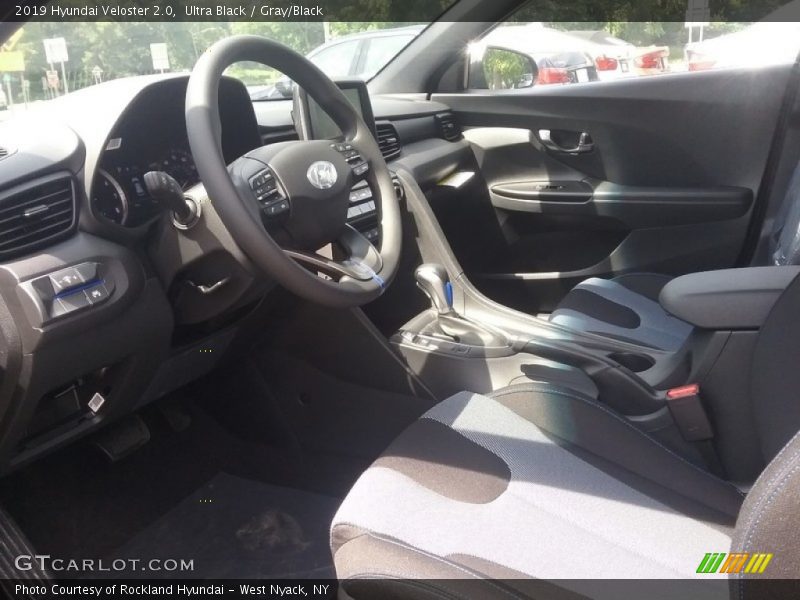 Ultra Black / Gray/Black 2019 Hyundai Veloster 2.0