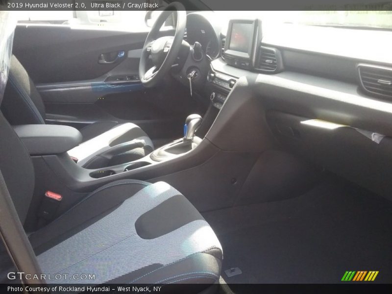 Ultra Black / Gray/Black 2019 Hyundai Veloster 2.0