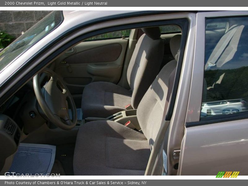 Light Gold Metallic / Light Neutral 2000 Chevrolet Prizm