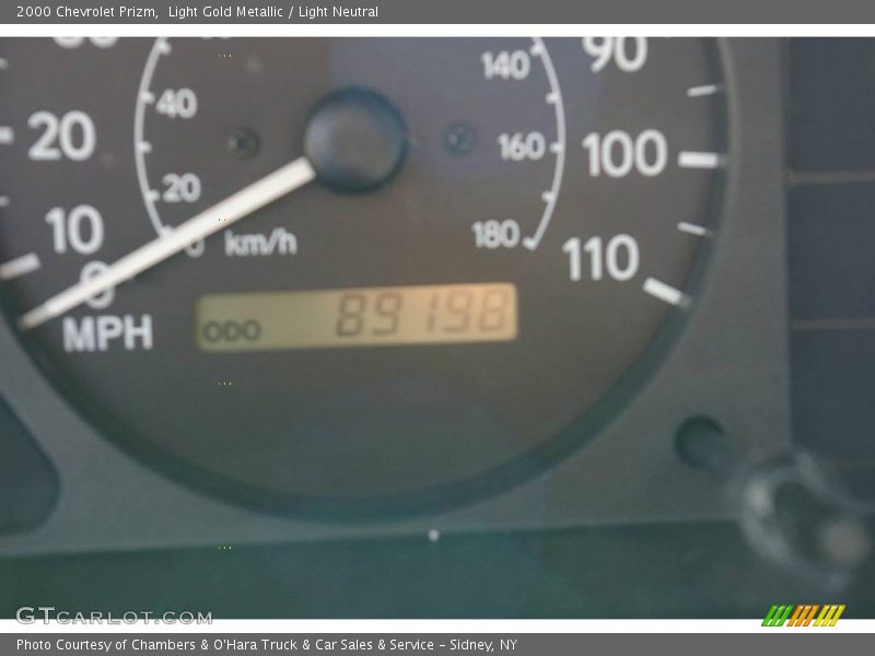 Light Gold Metallic / Light Neutral 2000 Chevrolet Prizm