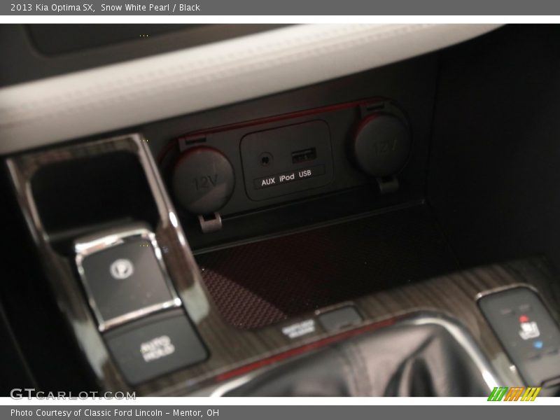 Snow White Pearl / Black 2013 Kia Optima SX