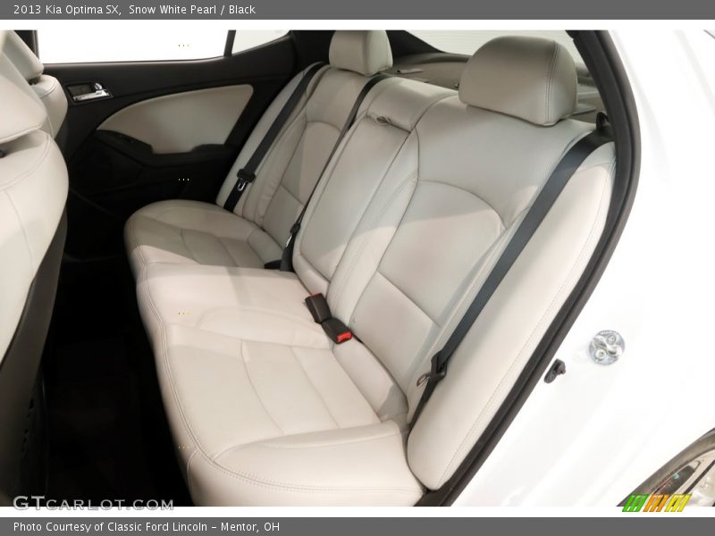 Snow White Pearl / Black 2013 Kia Optima SX