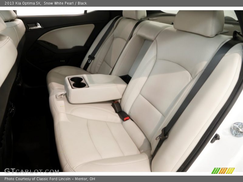Snow White Pearl / Black 2013 Kia Optima SX